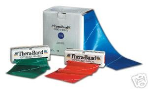Thera-Band Exerciser Latex Band - 6 yds. (Extra-Heavy - Blue)