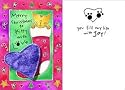Merry Christmas Kitty with Love - Catnip Toy Greeting Card