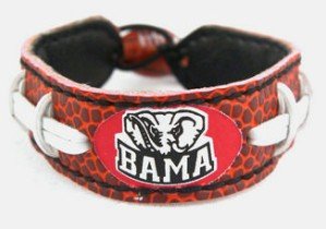 Alabama Crimson Tide Classic Football Bracelet