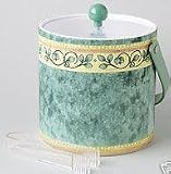 Pfaltzgraff French Quarter 3 1/2Qt Vinyl Ice Bucket w/Tongs