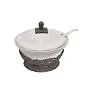 Certified International Renaissance Ivory 7-3/4-Quart Soup Tureen with Stand