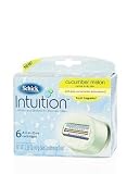 Schick Intuition-All-In-One Cartridges, Cucumber Melon, 6 each