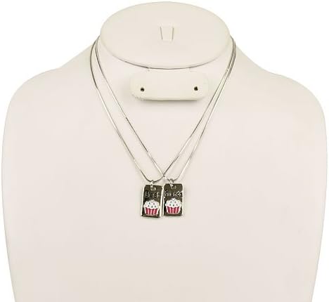 Best Friends Cupcake Necklace(2 Necklaces)