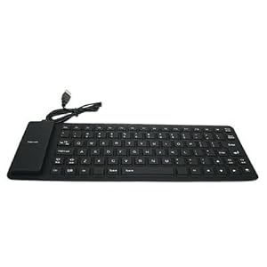 Foldable Portable Roll-Up USB 2.0 Keyboard Keypad