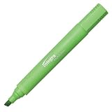 Desk Highlighter, Chisel Tip, 12/ST, Fluorescent Green, Sold as 1 each