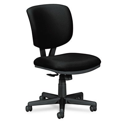 HON 5703GA10T Volt Series Task Chair with Synchro-Tilt, Polyester, Black Upholstery