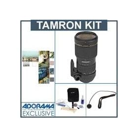 Tamron 70-200mm f/2.8 DI LD (IF) Macro Canon Af EOS Mount Lens Kit, - USA Warranty - with Tiffen 77mm Photo Essentials Filter Kit, Lens Cap Leash, Professional Lens Cleaning Kit,