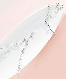 Silver Vine with White Pearl Jewelry - Earrings