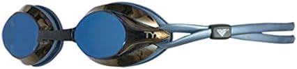 TYR Velocity Swim Goggles-Metallized Ice Blue-Swimming-Racing/Training