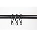 A&F Rod Decor - 10 CURTAIN EYELET RINGS 1-3/4 inch Black