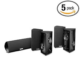 Polk Audio RM95 5-Channel Home Theater System (Set of Five, Black)