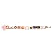 Ah Goo Baby Pacifier Clip, Easy & Quick Velcro Attachment, Gumdrop Pattern