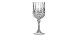 Cristal d'Arques Longchamps Crystal Stemware Wine Glasses, Set of 4