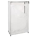 Clothes Closet - White/ Chrome 0(36")
