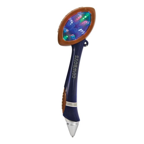 Pack of 6 NFL Dallas Cowboys Light-Up Mirrored Football Office Pens