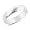 10K White Gold 4mm Lady's Wedding Band Ring Size 5