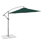Siena Garden Klas. PRO Ampels. 3m gr&uuml;n Gestell:grau,Poly:gr&uuml;n