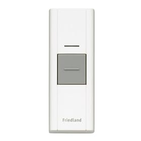 Friedland Libra+ Wirefree White Bell Push D930