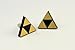 Triforce Stud Earrings - Legend of Zelda - Laser Engraved Acrylic - Laser Cut