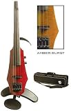 NS Design WAV-4 Electric 4-String Amber Burst Violin with Hard Case