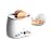 Prestige Symmetry Toaster, White & Black, 2 Slice