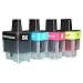 1 Set of 4 PCArena Inks for Brother MFC-3240C MFC-3340CN MFC-5440CN MFC-210C MFC-620CN MFC-5840CN MFC-410CN INTELLIFAX 1835C INTELLIFAX 1840C INTELLIFAX 1940C INTELLIFAX 2240C DCP-110C DCP-310CN DCP-115C DCP-120C DCP-340CN MFC-215C MFC-640CN MFC-820CN FAX 2440C DCP-117C MFC-425C DCP-315C Compatible with LC900Bk LC900C LC900M LC900Y
