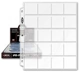 20 (Twenty) - BCW Pro 20-Pocket Coin Storage Page - Coin Collecting Supplies