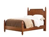 American Perspective King Low Post Bed Beeswax Cherry