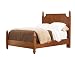 American Perspective&amp;#153; California King Low Post Bed Beeswax Cherry