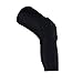 COOLOOdirect 1 Pcs Guard Sleeve Crashproof Antislip Leg Knee Protector Gear Honeycomb Pad,Suitable For Adults Basketball,Football Etc Sports Protection (Black,Size S1)