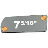 1981-1994 SAAB 900 Flat, Driver Side Replacement Mirror Glass by Automotive Mirror Glass