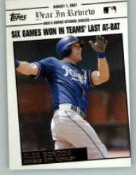 2008 Topps Year in Review #YR122 Alex Gordon - Kansas City Royals (Topps Update) (Baseball Cards)