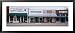 Facade of Stores, Downtown Business Street, Apalachicola, Florida, USA Framed Art Poster Print by Panoramic Images, 43x19