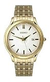 Seiko Gold-Tone Bracelet White Dial Men's watch #SKK704P1