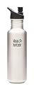 Klean Kanteen Stainless Steel Water Bottle with Poly Sports Cap (27-Ounce)