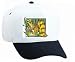 White Cap with eating, squirrel, nut, ground, grass