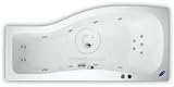 Pegasus Spacesaver Whirlpool, 1700x800/550, Front Panel, LH, 17 Chrome Jets