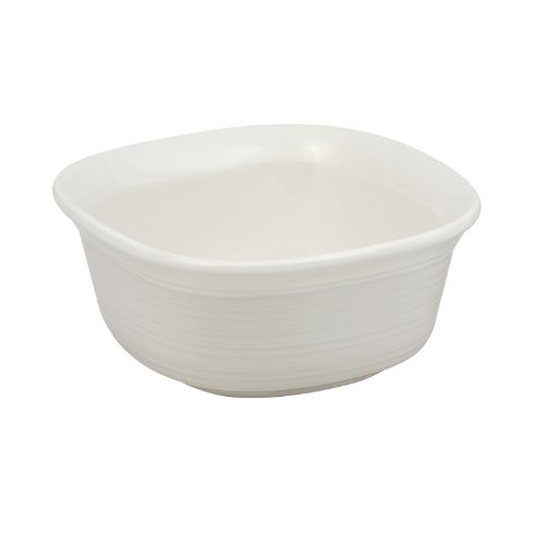 CorningWare Etch 20-Ounce Square Baking Dish, White Linen
