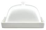 Tannex White Tie Butter Dish with Lid...