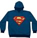 Superman: S-Shield with Repeating Superman Logos Zip Hoodie