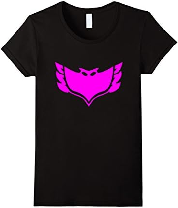 Women's PJ Masks - Owlette Crest T Shirt Large Black