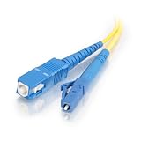 Cables To Go 34918 LC/SC LSZH Simplex 9/125 Single-Mode Fiber Patch Cable (6 Meters, Yellow)