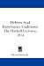 Book Hebrew And Babylonian Traditions: The Haskell Lectures, 1913