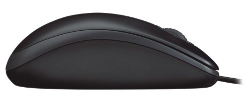 Logitech B110 Optical USB Mouse Maus optisch USB 3 Tasten 800 dpi +Tastenrad schwarz