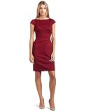 London Times  Women's Cap Sleeve Sheath Dress