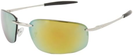 Xsportz Medal Rimless Sport Gafas De Sol Sunglasses (Orange Reflective)