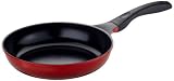 Culinario Bratpfanne mit umweltfreundlicher Ecolon Keramik-Beschichtung, Induktion, Ø 24 cm, rot