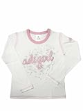 adidas(ｱﾃﾞｨﾀﾞｽ）Girls adigirl ｷﾗｷﾗ ﾛﾝｸﾞｽﾘｰﾌﾞTｼｬﾂﾎﾜｲﾄ_100