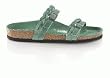 Tatami Slipper ''Zulia'' aus Fettleder in menta grobflecht Gr��e 41.0 mit normalem Fussbett