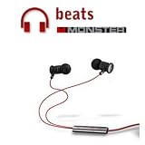 weltatec Qualitäts-Set bestehend aus: Monster beats by dr.dre black inEar Stereo-Headset Stereo-Kopfhörer Freisprech-Set kompatibel mit HTC HD7 Incredible S Mozart One V Sensation XE Wildfire S + Kfz-Auto-Ladekabel Kfz-Auto-Ladegerät Kfz-Auto-Ladeadapter 12-24Volt mit LED und Kabelrolle